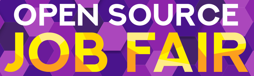 picture of a banner or logo from Open Source Job Fair