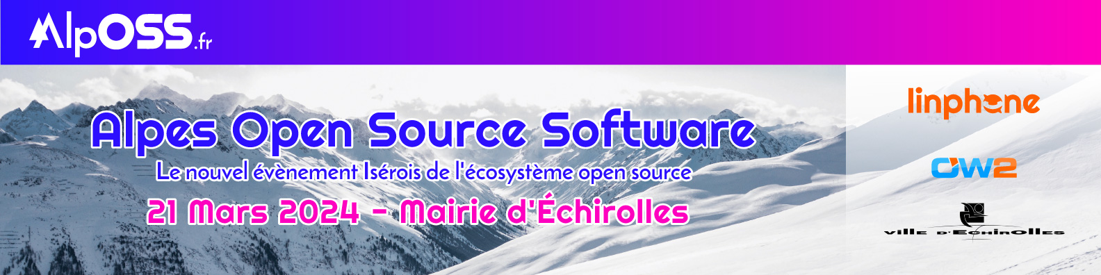 picture of a banner or logo from Alpes Open Source Software