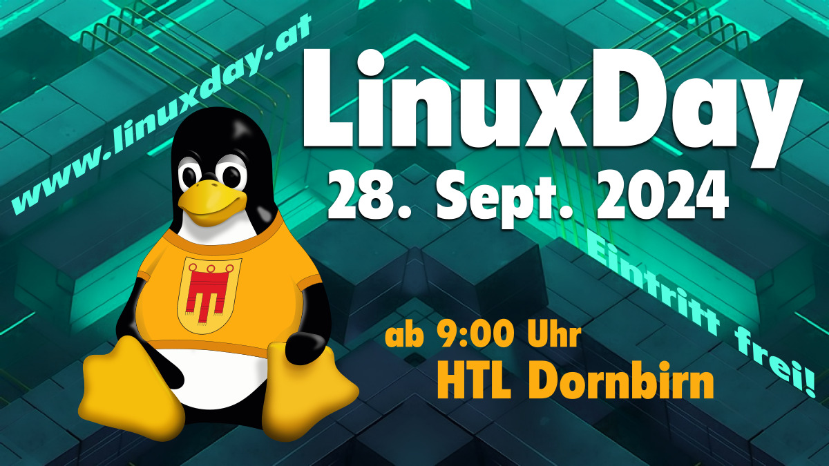 picture of a banner or logo from LinuxDay