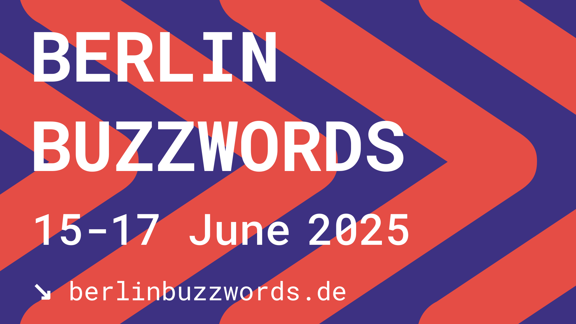 picture of a banner or logo from Berlin Buzzwords 2025