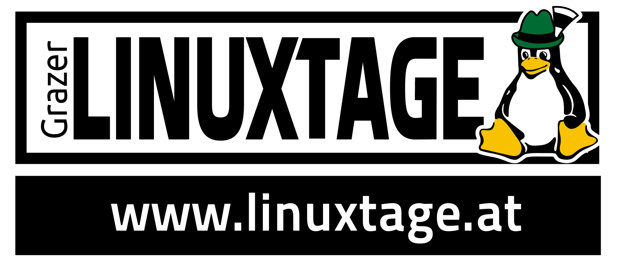 picture of a banner or logo from Grazer Linuxtage 2025