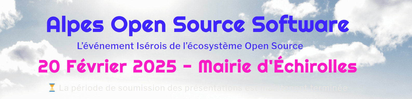 picture of a banner or logo from Alpes Open Source Software