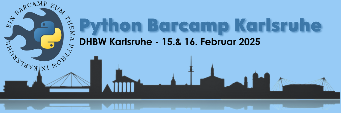 picture of a banner or logo from Python Barcamp Karlsruhe