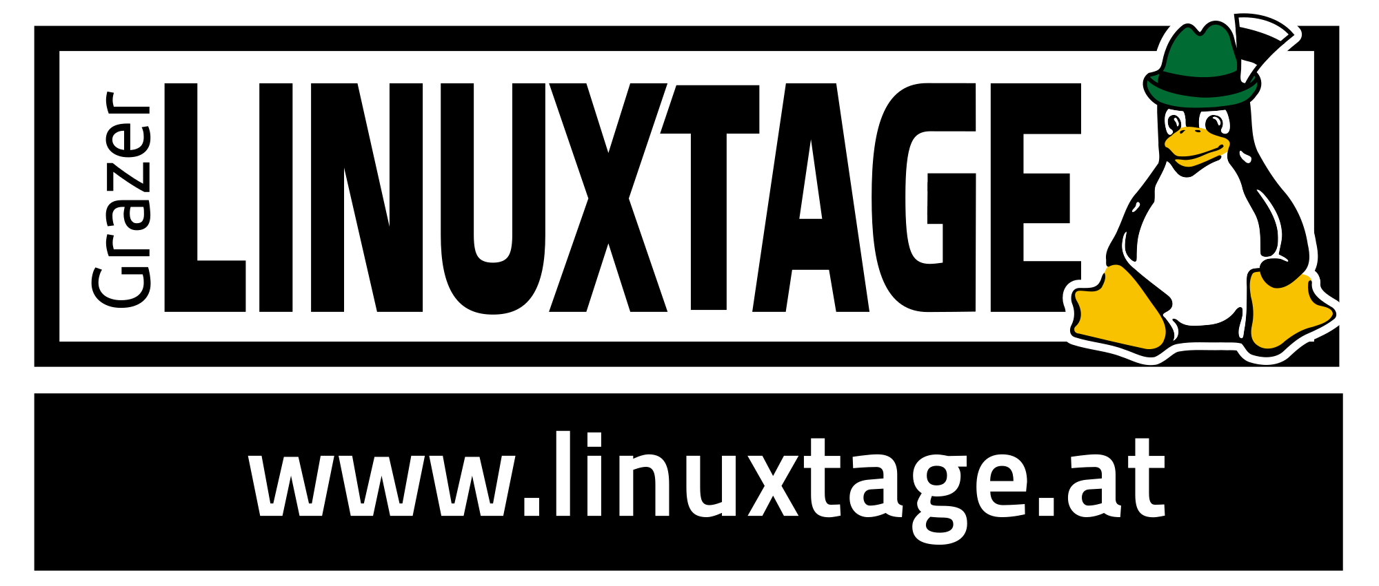 picture of a banner or logo from Grazer Linuxtage 2026