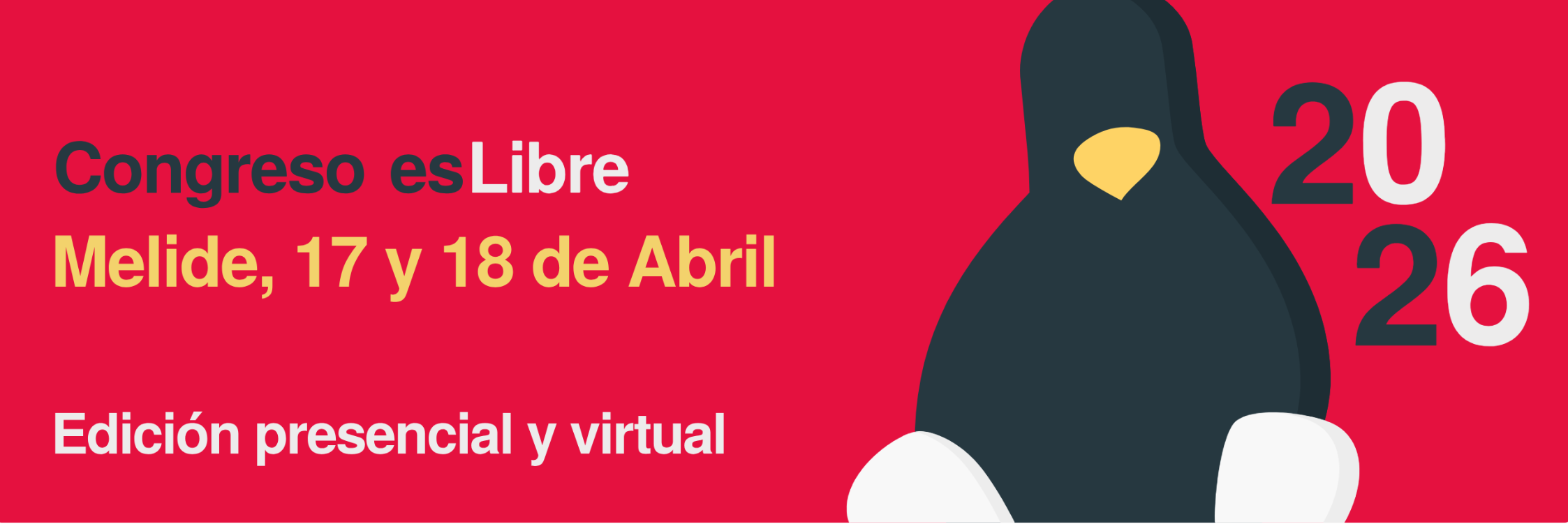 picture of a banner or logo from Congreso esLibre 2026