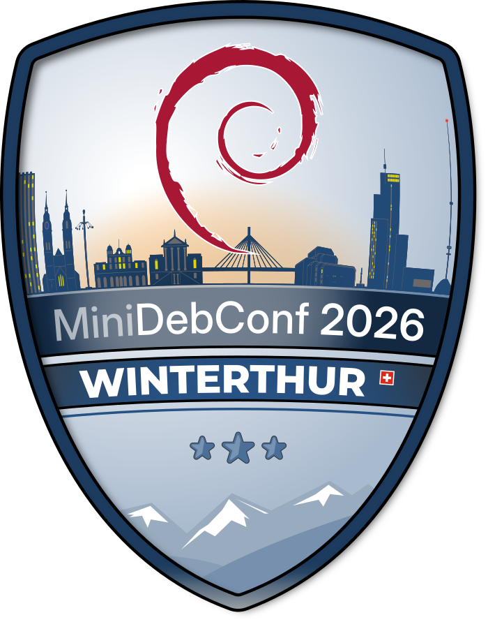 picture of a banner or logo from MiniDebConf Winterthur 2026