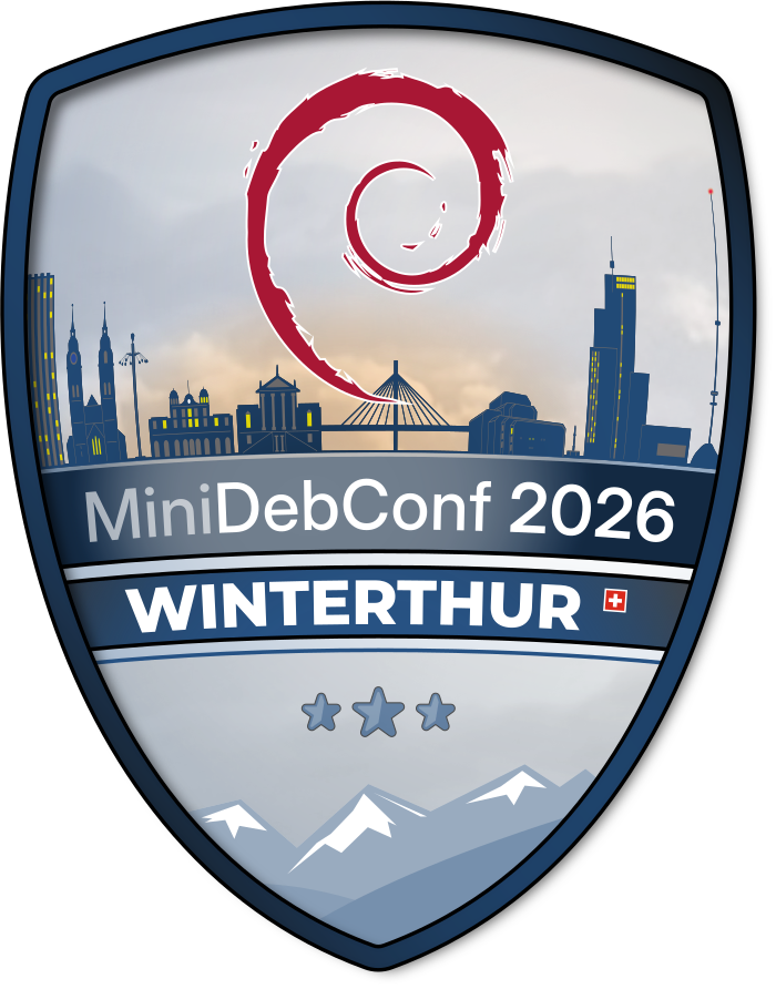 picture of a banner or logo from MiniDebConf Winterthur 2026