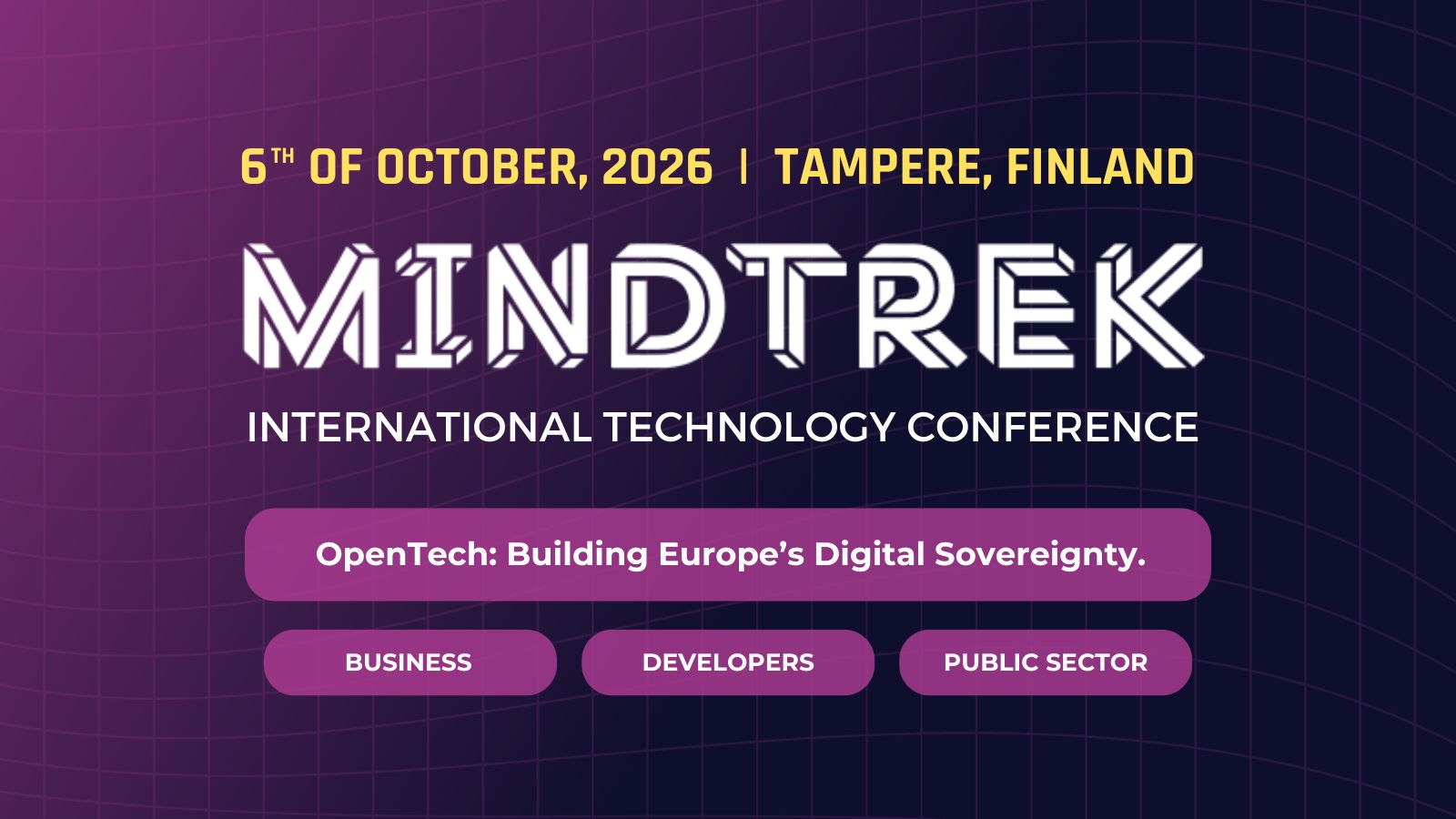 picture of a banner or logo from Mindtrek Conference