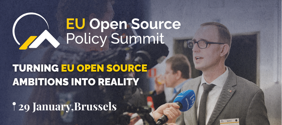 picture of a banner or logo from EU Open Source Policy Summit 2027: Turning EU Open Source ambitions into reality