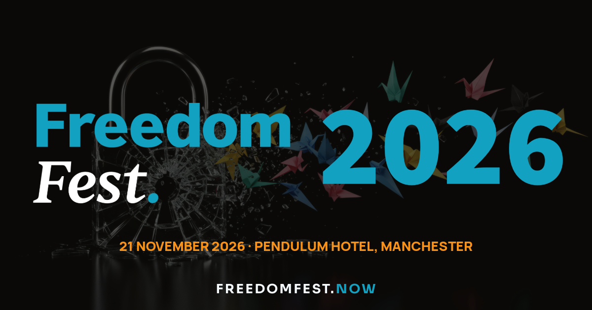 picture of a banner or logo from Freedom Fest 2026 — Privacy, Digital Rights, Civil Liberties & Freedom Technology