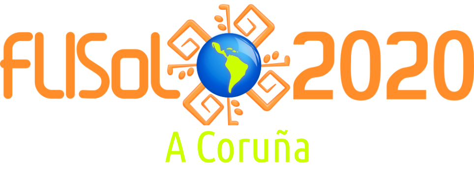 picture of a banner or logo from Flisol A Coruña 2020