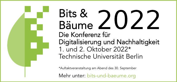 picture of a banner or logo from Bits & Bäume – Konferenz 2022